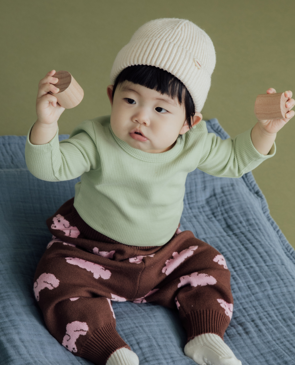 포근보들 니트 비니