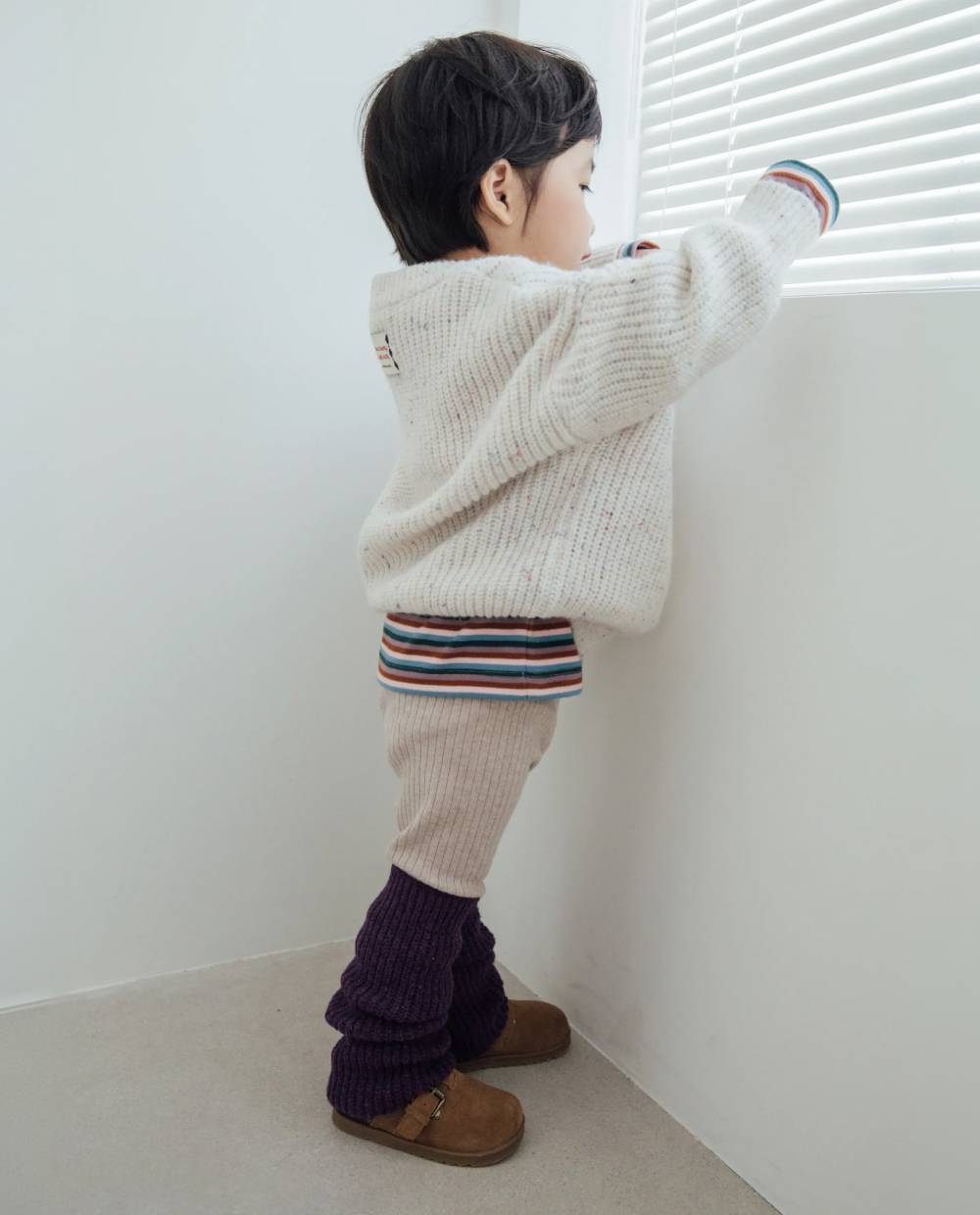 ふんわりもちもち ニットレギンス