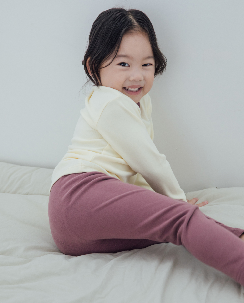 포근보들 슬림핏 컬러블럭 실내복