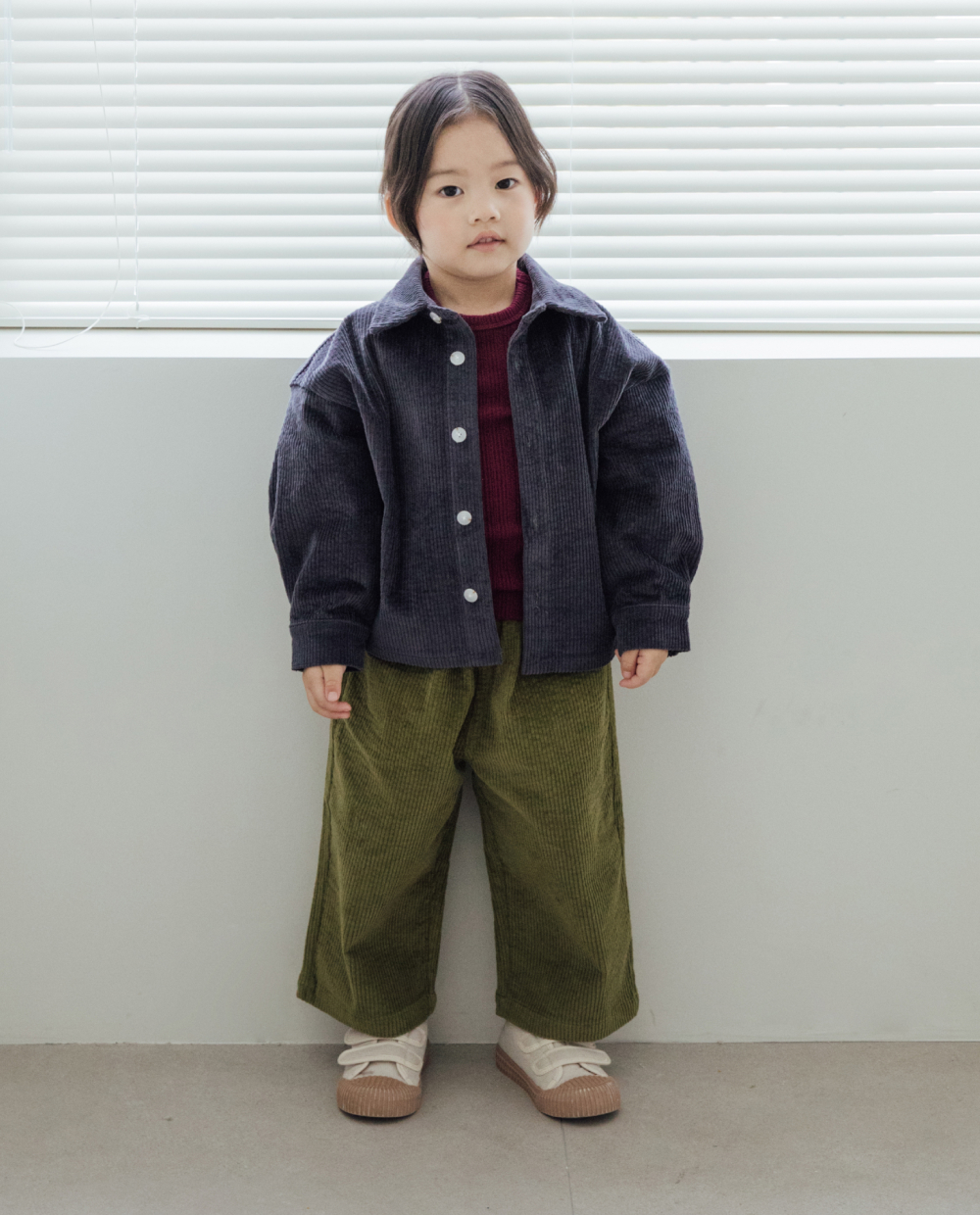 コーデュロイ ストレッチシャツジャケット