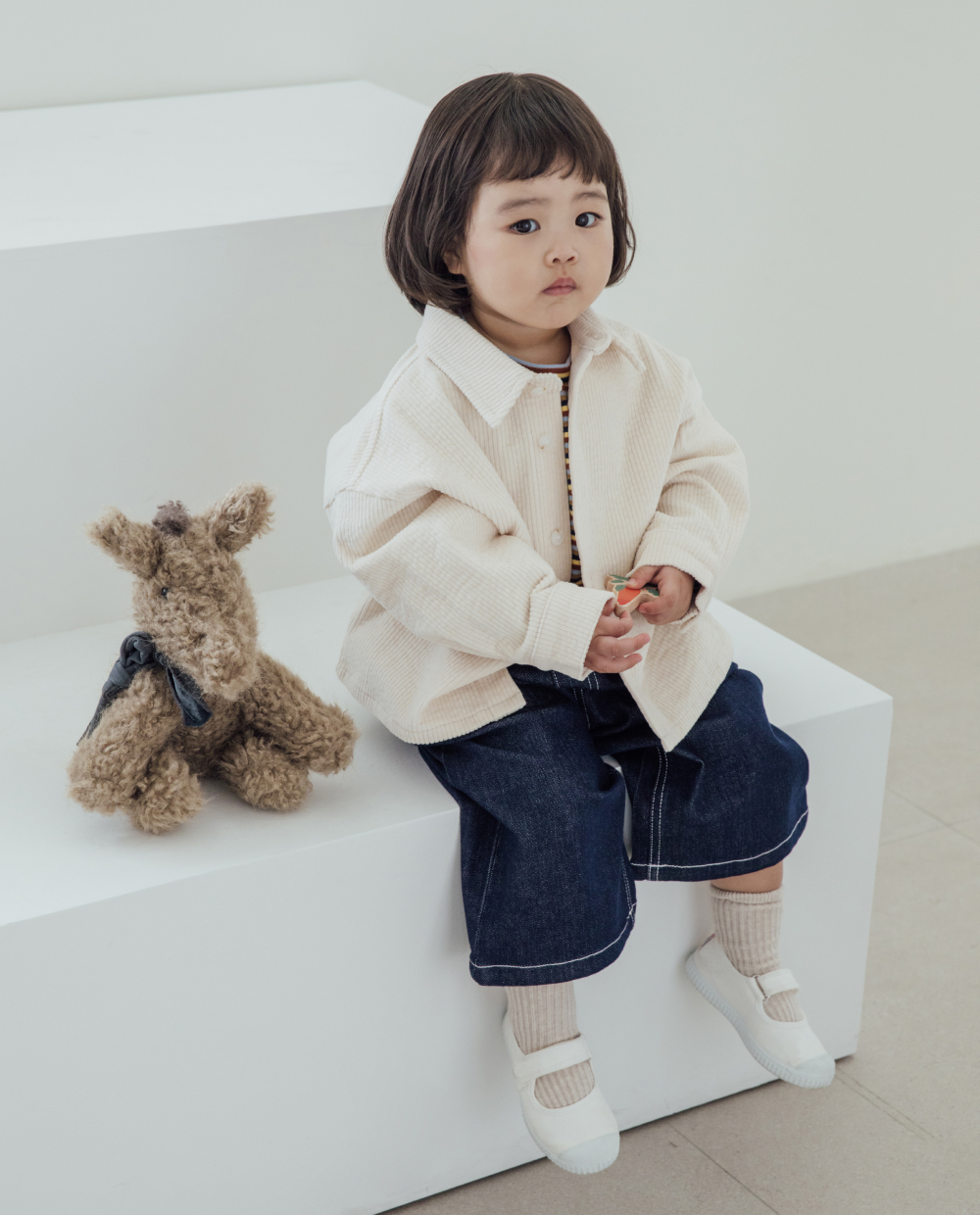 コーデュロイ ストレッチシャツジャケット