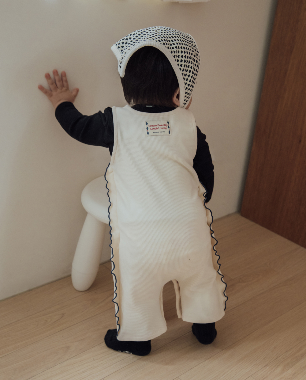 포근보들 골지스판 부츠컷 오버롤
