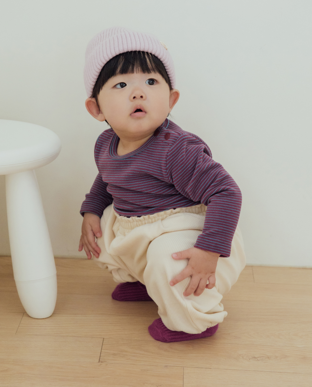 포근보들 골지스판 벌룬팬츠