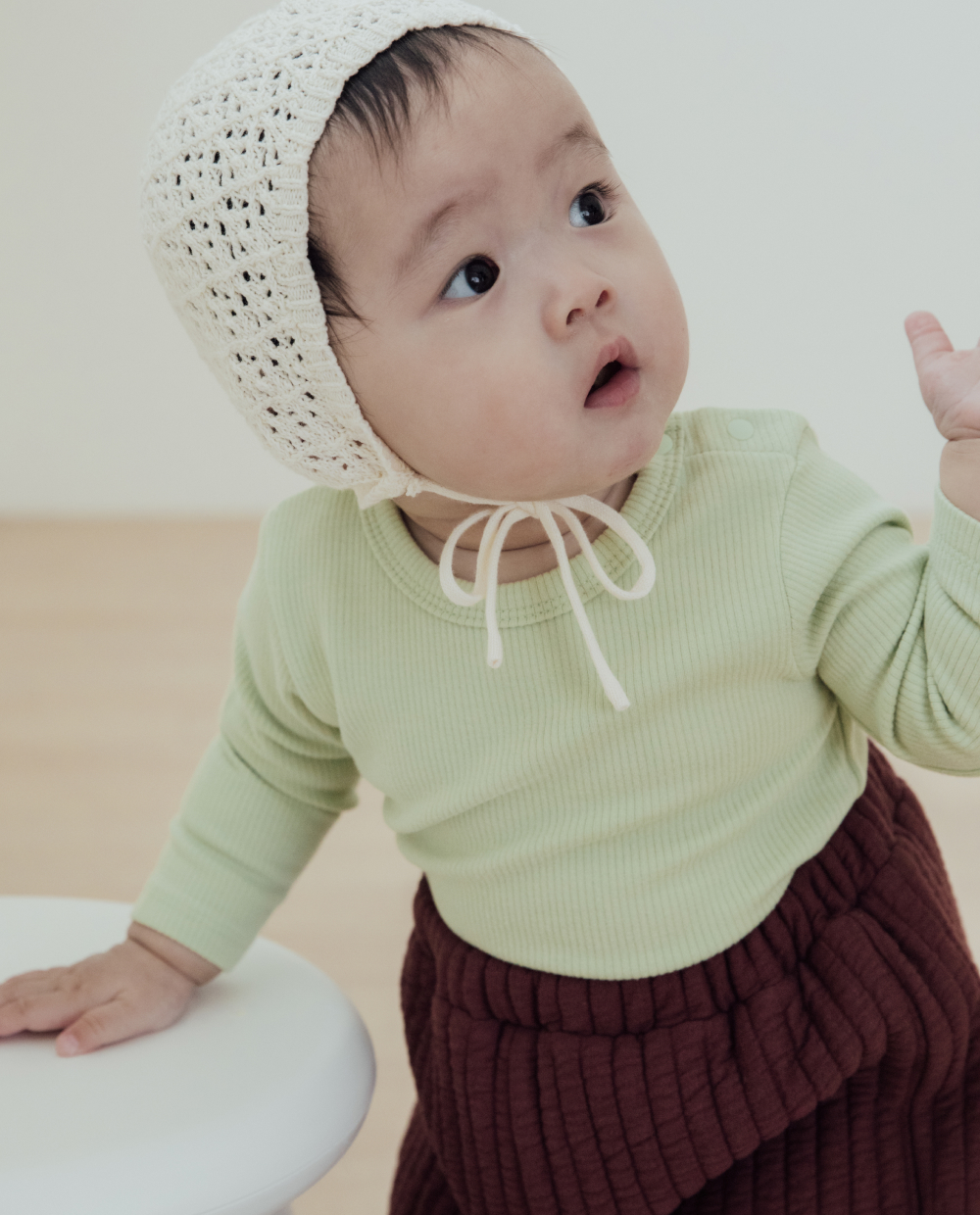ふんわり柔らか、リブストレッチTシャツ