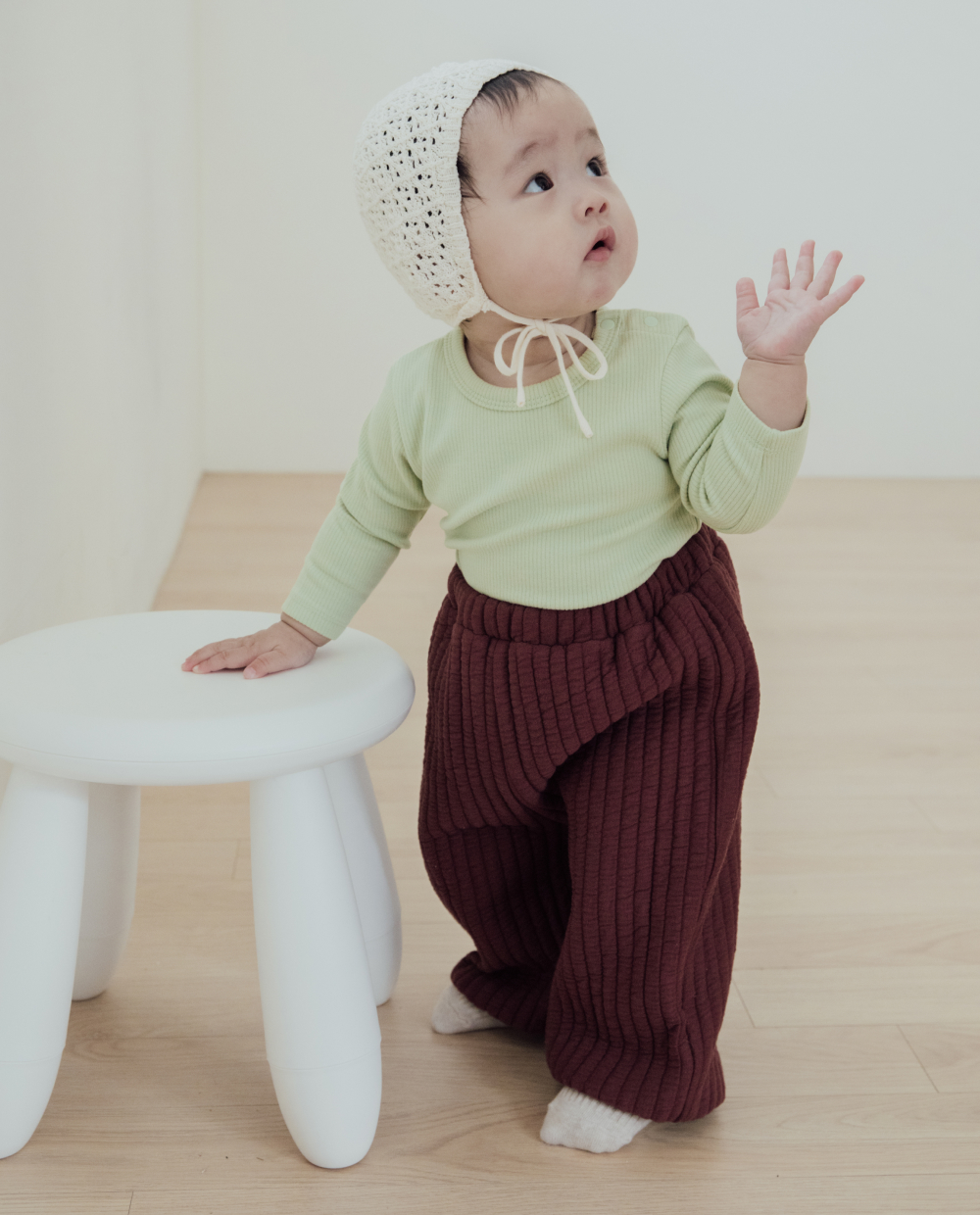 ふんわり柔らか、リブストレッチTシャツ