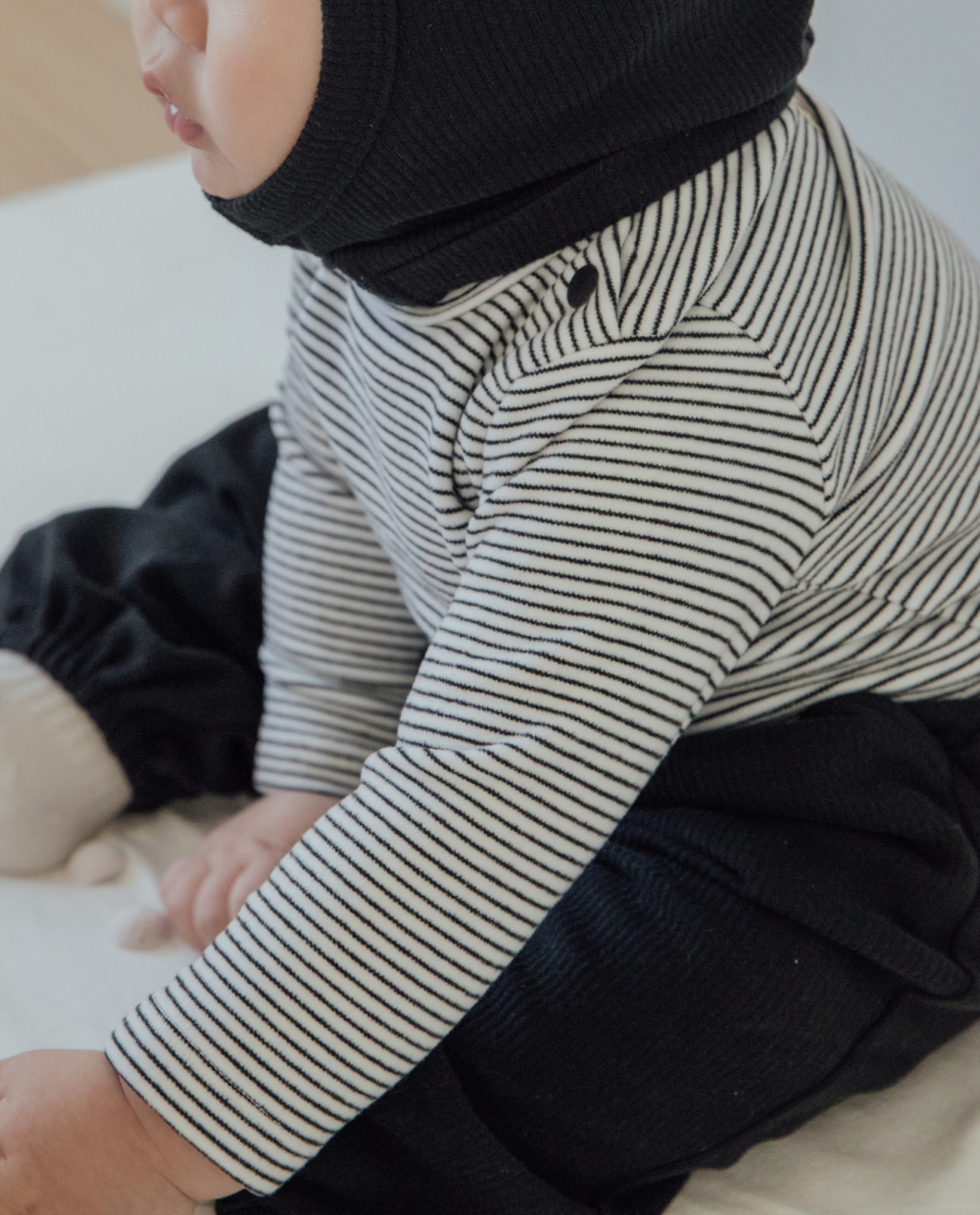 ふわふわ柔らか ストライプ Tシャツ