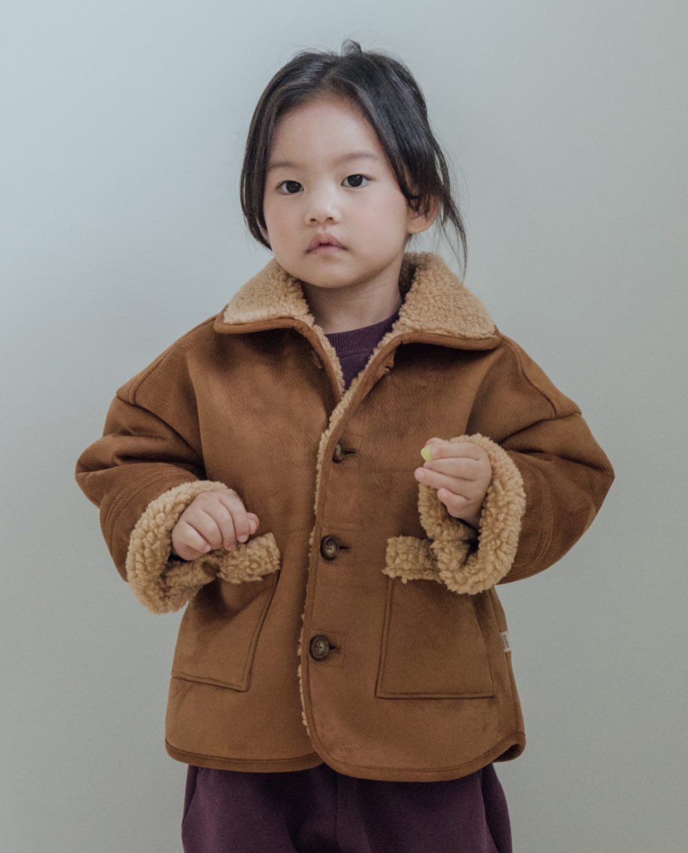 말랑 무스탕 코트