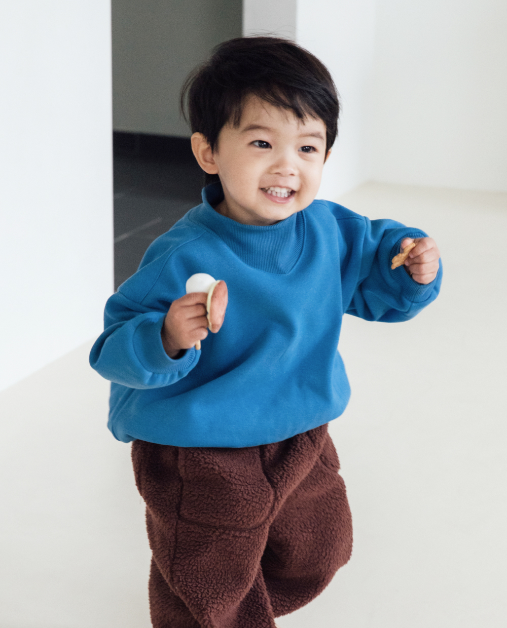 【裏起毛】ふんわりミンク タートルネック スウェット