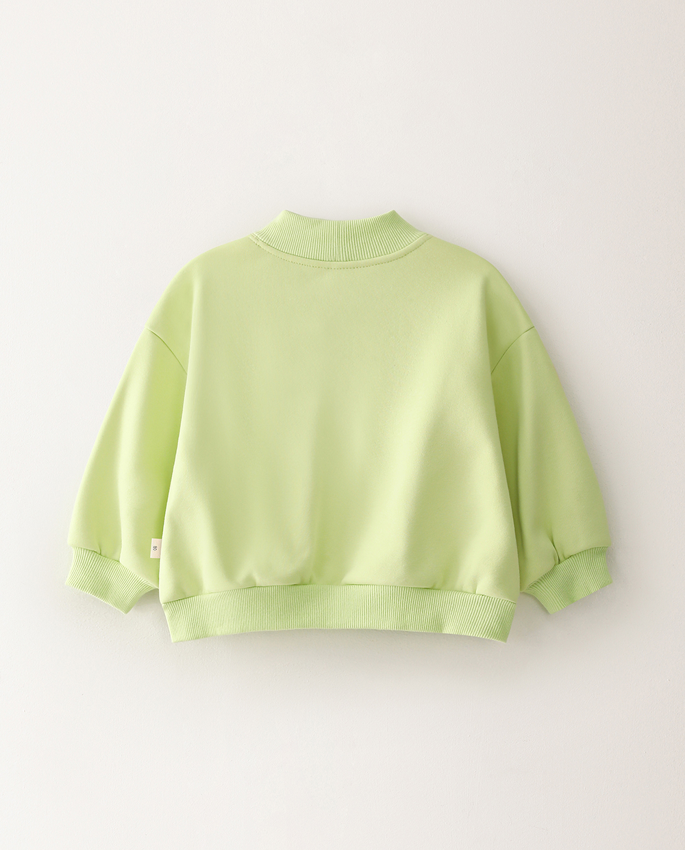 【裏起毛】ふんわりミンク タートルネック スウェット バック