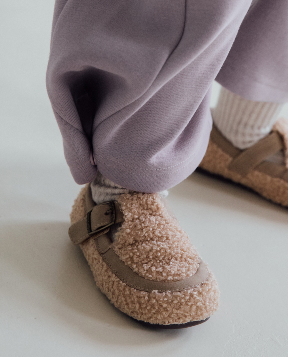 [裏起毛] ふわふわミンク ワイド 2WAYパンツ
