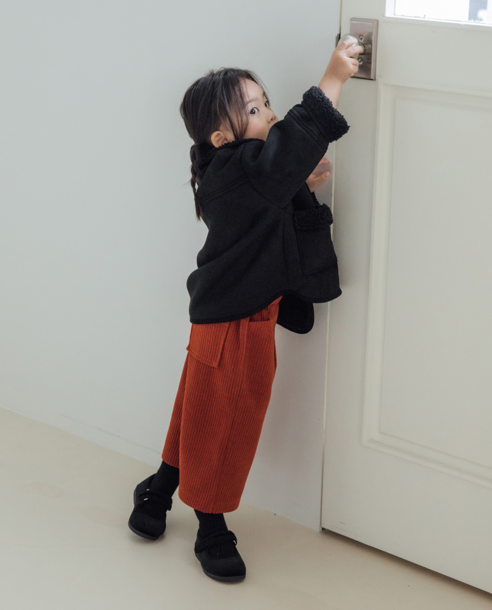 コデュベロア バンディング ポイント ワイドパンツ