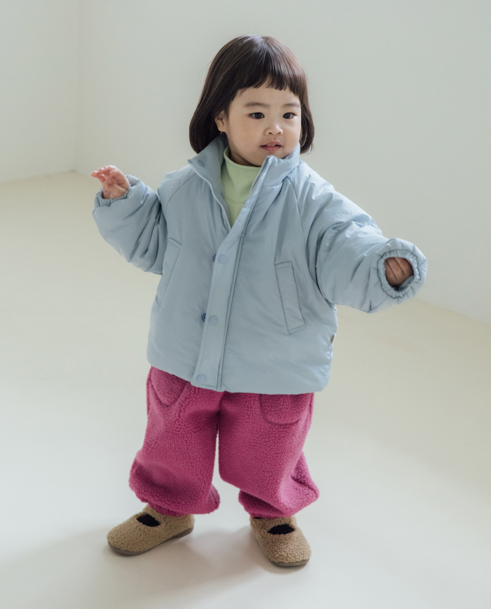 ふんわりフリース バルーンパンツ