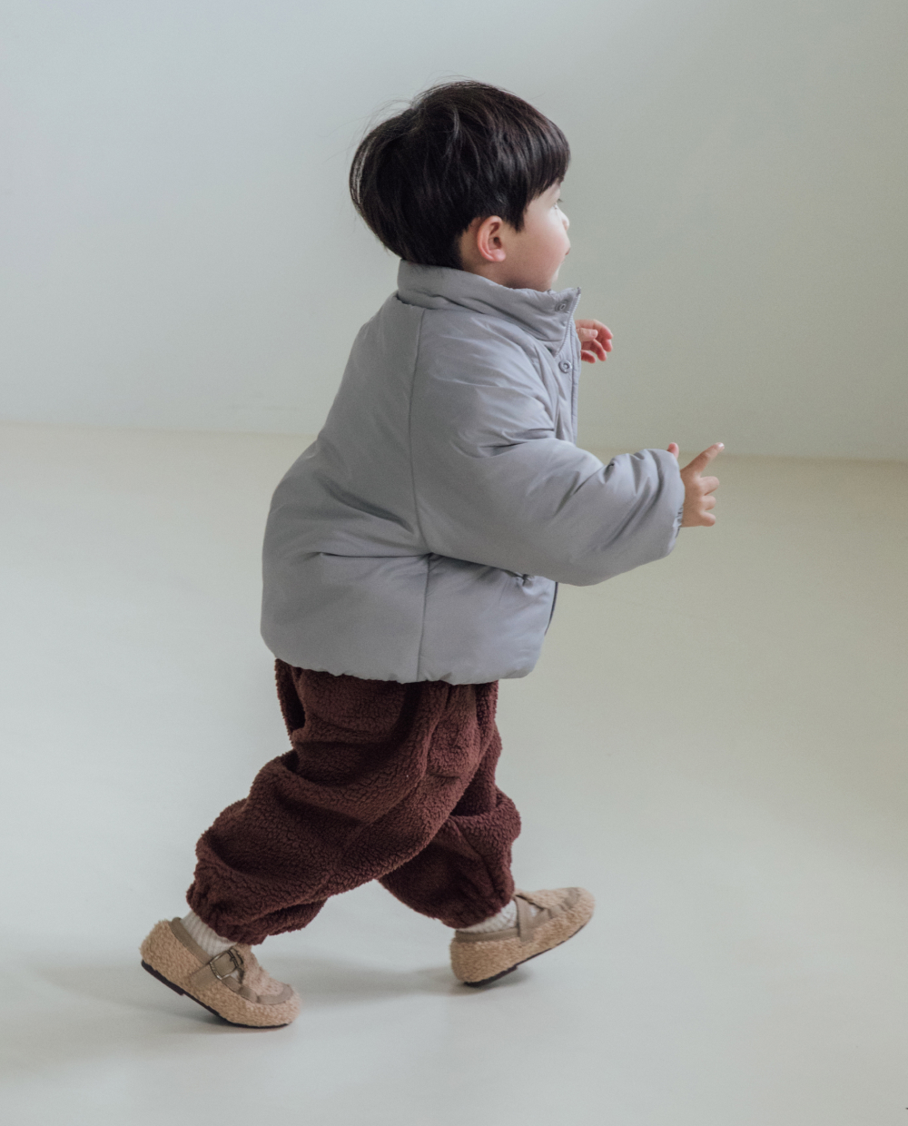 ふんわりフリース バルーンパンツ