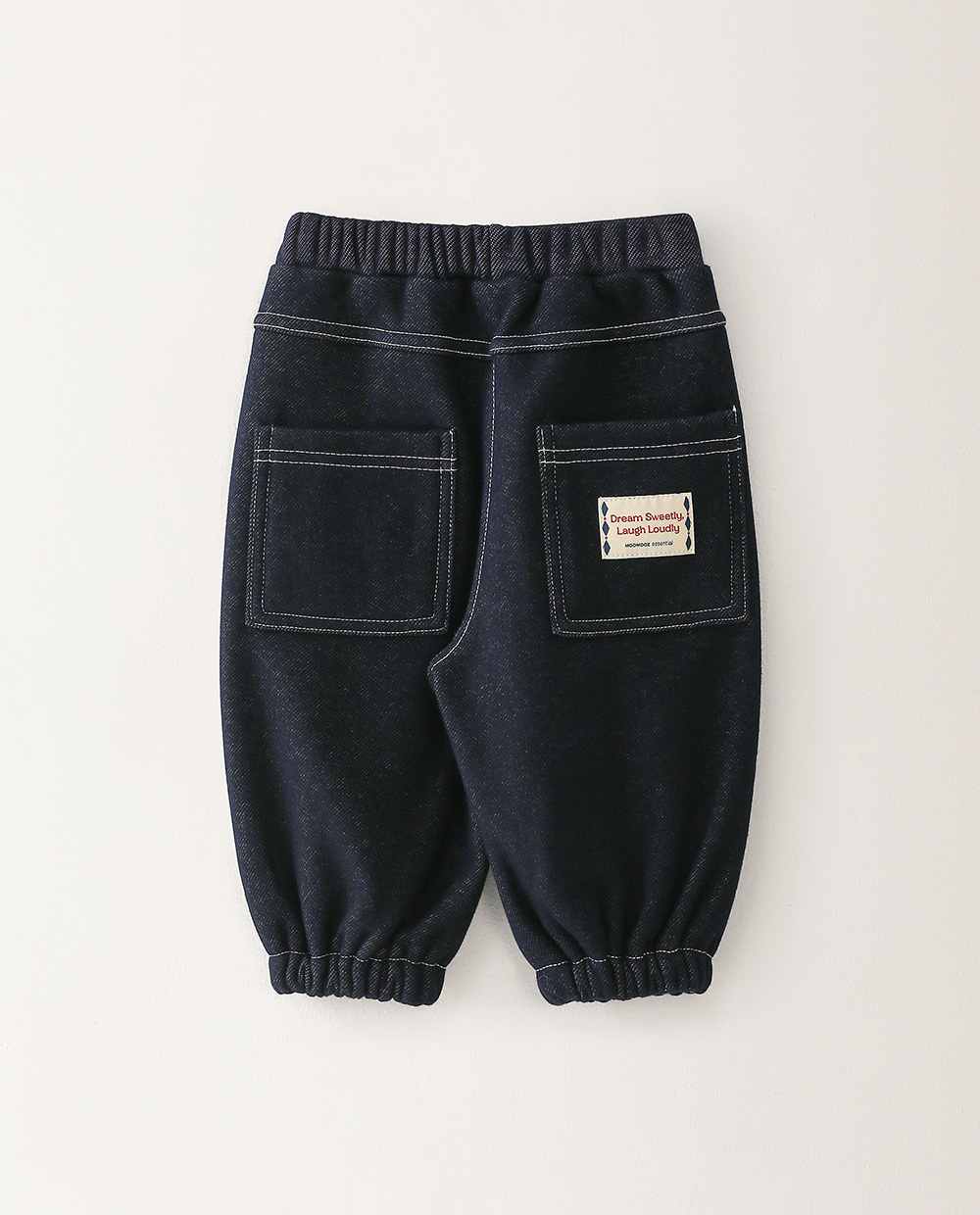 [起毛]バルーンフィット デニムパンツ DNI バック