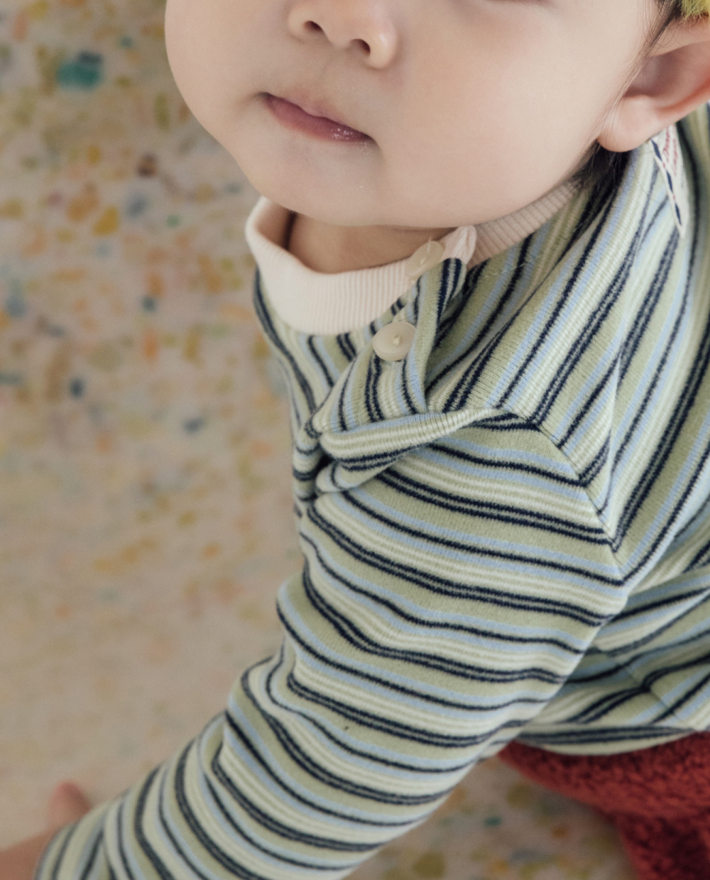 ふんわり柔らか ストライプ Tシャツ